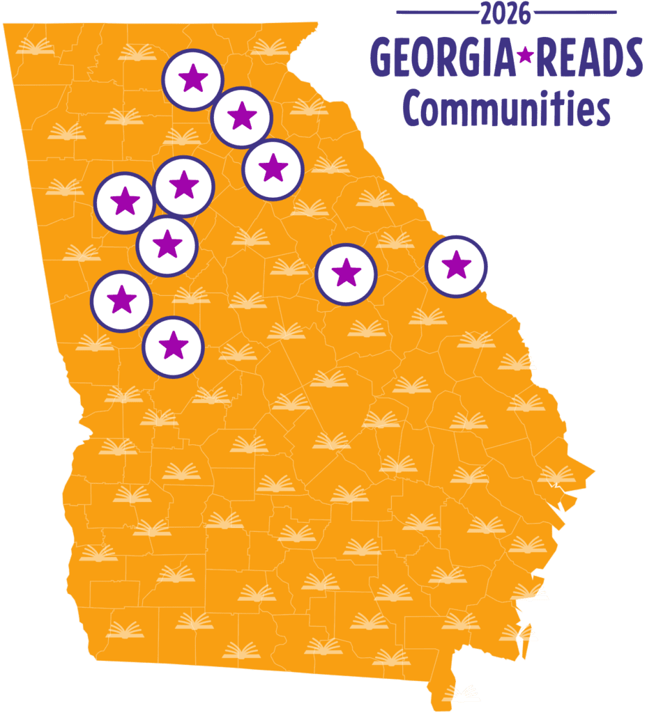 2026 Georgia Reads Communities Map